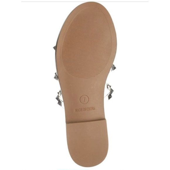 Steve Madden clear gladiador flat sandals size various soft NEW - Picture 9 of 9